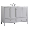 Elegant Decor 48 Inch Single Bathroom Vanity In Grey VF18048GR